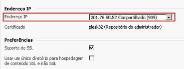 alterar o ip do de revenda e o site não abre