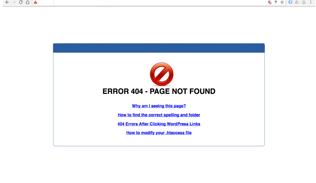 Como resolver o erro 404
